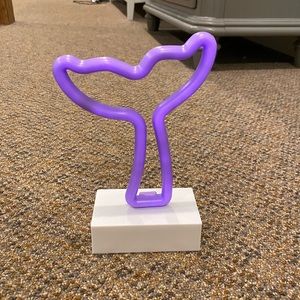 Neon Mermaid Tail Light Decoration